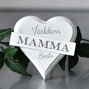 Magnet Hjärta Världens bästa Mamma
