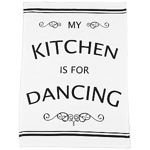 Kökshandduk My kitchen is for dancing