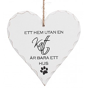Hjärta Ett hem utan en katt