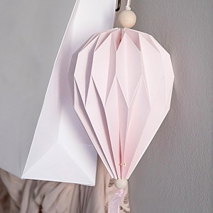 Papierballon Boviken Pink - Groß