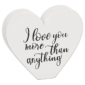 Hjärta I love you more than anything