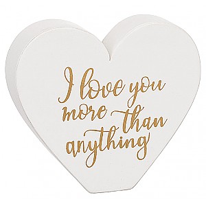 Hjärta I love you more than anything