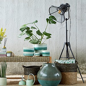 Golvlampa Prag Nätskärm