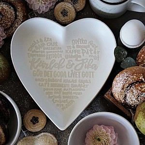 Majas Hjärtfat Kärlek & Fika