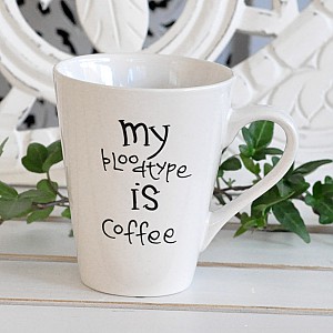 Mugg My bloodtype is Coffee