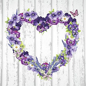 Servetter Purple Heart