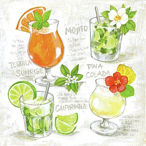 Servetter Four Coctails