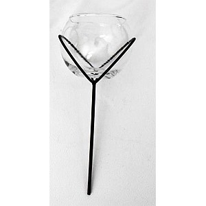 Globe Vase / Kerzenhalter Stick Bell Black - Small