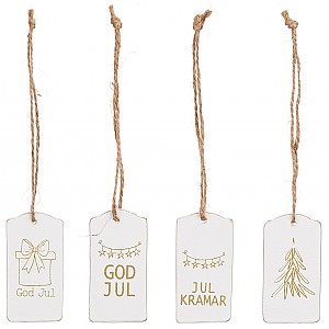 Presentlapp i trä Jul