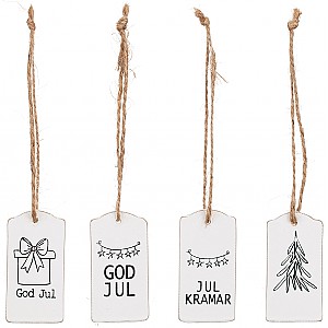 Presentlapp i trä Jul