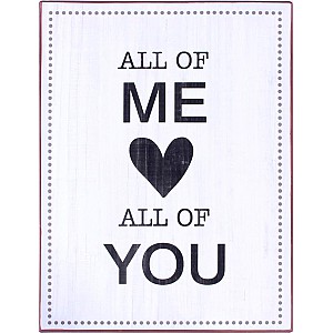 Plåtskylt All of me