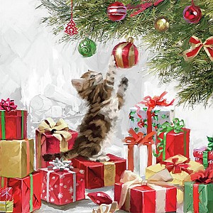 Servetter Kitten and Baubles