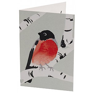 Mini Card Bullfinch - beiseite schauen