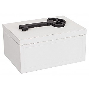 Trälåda för nycklar Nyckel