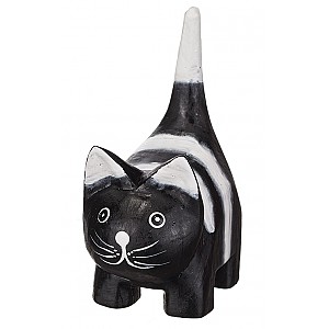 Stående Katt i trä