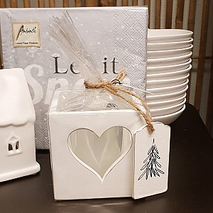 Ljuslykta Hjärta Julgran