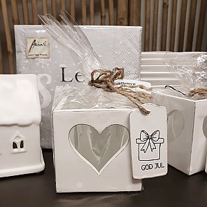 Ljuslykta Hjärta God Jul Paket