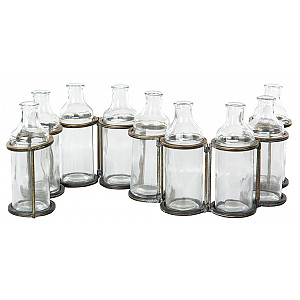 Flaskor med ställning