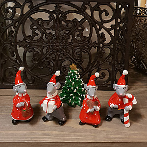 Mus Mösslund Liten - Musflicka med pepparkakshjärta