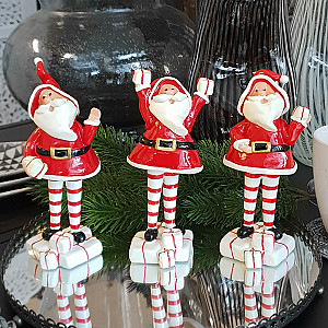 Santa Claus Knut - Halten von zwei Geschenken