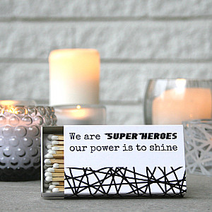 Tändstickor Superheroes