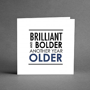 Kort Brilliant and bolder