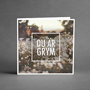 Kort Du är grym Äng