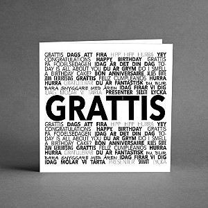 Kort Grattis uttryck