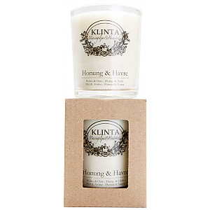 Klinta Duftmassagekerze klein - Honung & Havre