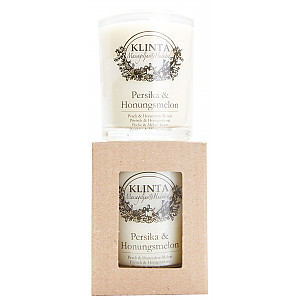 Klinta Duft- & Massagekerze Klein - Persika & Honungsmelon