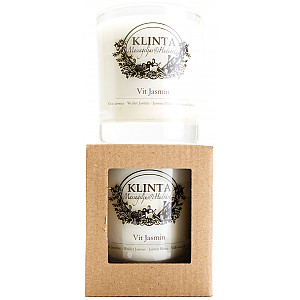 Klinta Massageljus/Doftljus Stor - Vit Jasmin