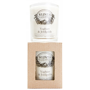 Klinta Massageljus/Doftljus Liten - Yoghurt & Jordgubb