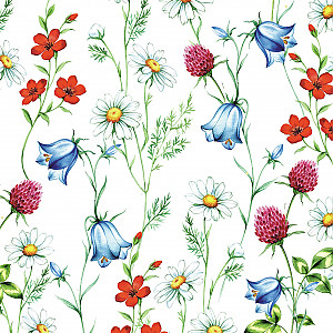 Servetter Mixed Wild Flowers