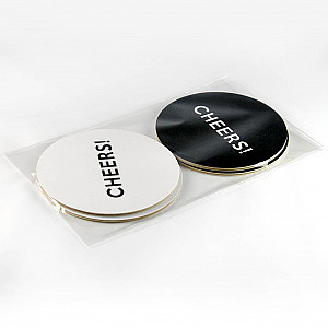 Glasunderlägg Cheers