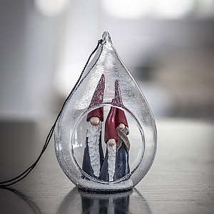 Glaskula Tomten den långa