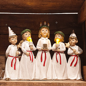 Luciatåg med LED-belysning