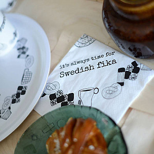 Servietten Swedish fika