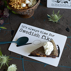 Tårtplatta Swedish fika