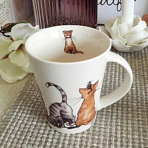 Mugg Katter - Sort 2