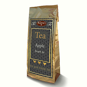 Tee Äpple Schwarz