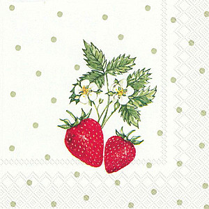 Servetter Little Lovely Strawberries