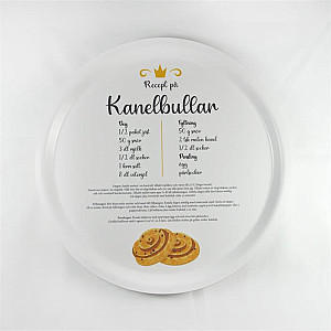 Rundes Tablett Kanelbullar