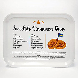 Bricka Swedish Cinnamon Buns - Vit/Svart