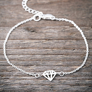 Armband Diamant - Silber