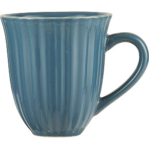 Mugg Mynte med räfflor - Cornflower