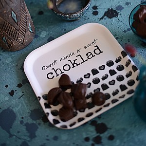 Tablett // Plätzchenteller Choklad