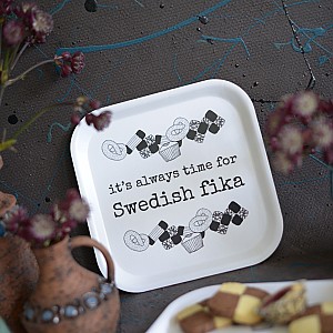 Tablett // Plätzchenteller Swedish fika
