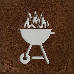 Schild Grill Rost