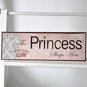 Plåtskylt Princess