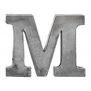 Zinkbokstav M